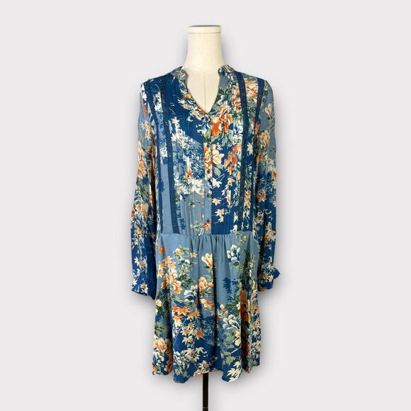 Tiny Gaina Floral Printed Long Sleeve Dress Size Small - Picture 2 of 7